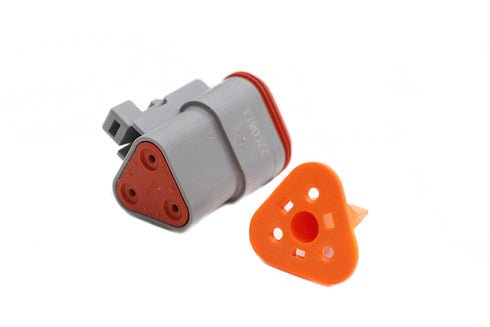 Namz Deutsch Sealed 3 Wire Connector Component - 32-9618