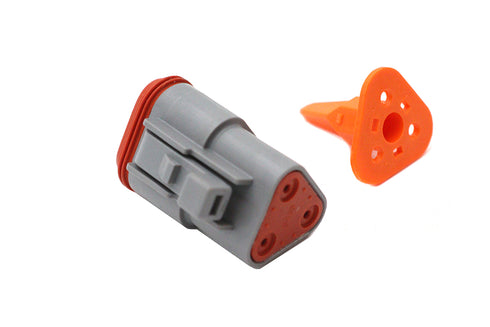 Namz Deutsch Sealed 3 Wire Connector Component - 32-9618