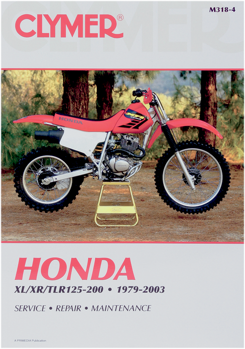 CLYMER Manual - Honda - XL / XR / TLR CM3184