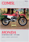 CLYMER Manual - Honda - XL / XR / TLR CM3184