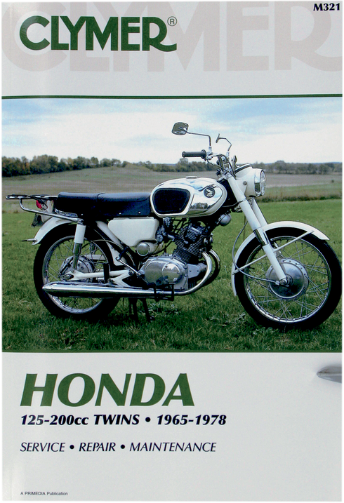 CLYMER Manual - Honda - 125/200 Twins CM321
