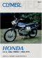 CLYMER Manual - Honda - 250/350 Twins CM322