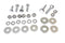 Colony Rear Fender Frame Clamp Bolt Set Chrome - 3220-6