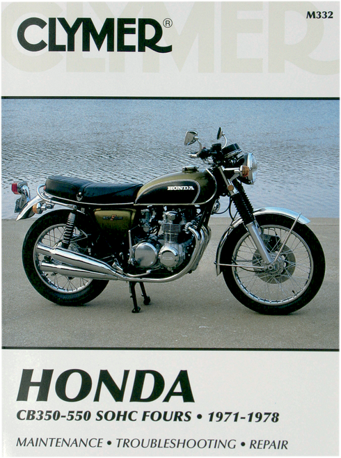 CLYMER Manual - Honda - 350-550cc SOHC Fours CM332
