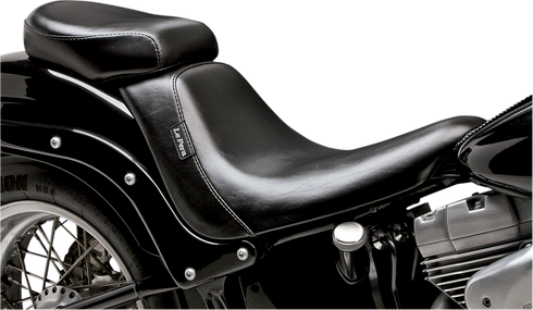 LE PERA Bare Bones Pillion Pad - Smooth - Black - FL/FX '06-'17 LK-007PDX
