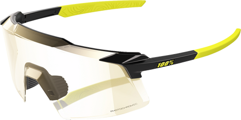 100% Aerocraft Sunglasses - Metallic Black - Photochromic Lens 60032-00012