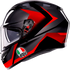 AGV K3 Helmet - Striga - Black/Gray/Red - Medium 2118381004-018-M
