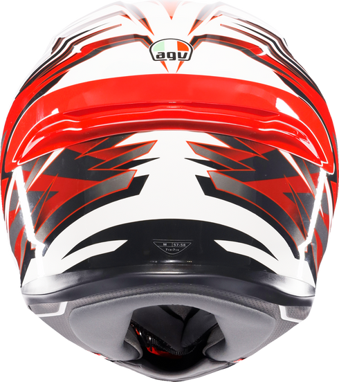 AGV K6 S Helmet - Reeval - White/Red/Gray - 2XL 2118395002-023-XXL