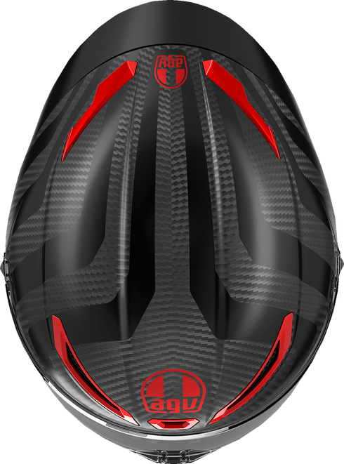 AGV Pista GP RR Helmet - Intrepido - Matte Carbon/Black/Red - XL 2118356002-019-XL
