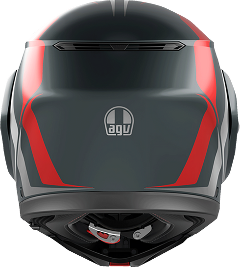 AGV Streetmodular Helmet - Resia - Matte Gray/Silver/Red - XL 2118296002006XL