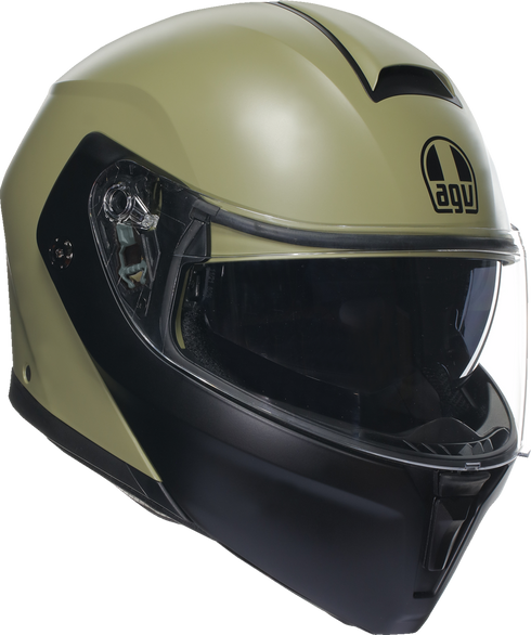 AGV Streetmodular Helmet - Mono - Matte Pastello Green/Black - 2XL 21182960020102X