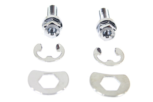 Colony Exhaust Pipe Locking Bolt Mounting Kit Chrome - 3252-6