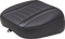 MUSTANG Deluxe Touring Passenger Seat - Gun Metal Stitch - Carbon Fiber Inlay - FLH/FLT '23-'24 88402GM