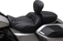 MUSTANG Deluxe Touring Solo Seat - w/ Backrest - Black Stitch - FLT/FLH '23-'25 89401