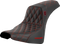 SADDLEMEN Pro Series SDC Performance Seat - w/o Backrest - Red Stitch - FXBB/FXST '18-'23 SC81830RED