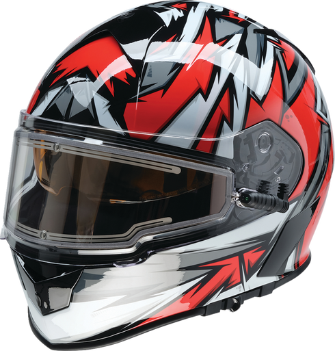 Z1R Warrant Snow Helmet - Neuron - Red/White - 2XL 0101-17222