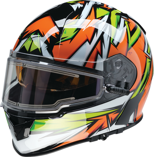 Z1R Warrant Snow Helmet - Neuron - Orange/Green - Small 0101-17224