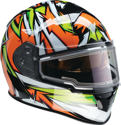 Z1R Warrant Snow Helmet - Neuron - Orange/Green - XL 0101-17227