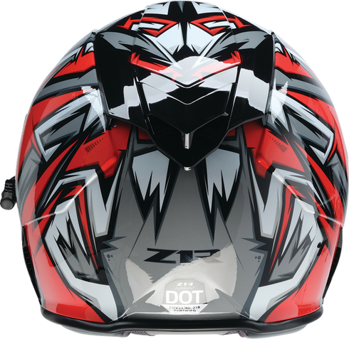 Z1R Warrant Snow Helmet - Neuron - Red/White - Large 0101-17220