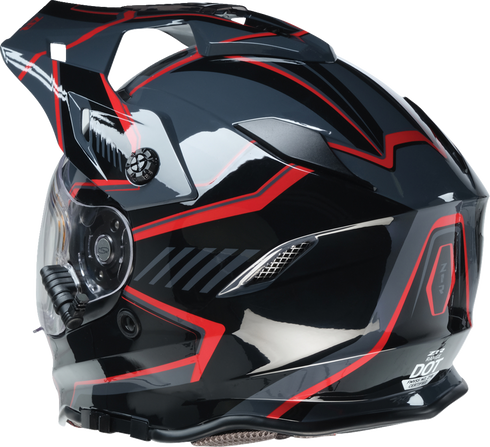Z1R Range 2.0 Snow Helmet - Rotor - Black/Red - Medium 0101-17231