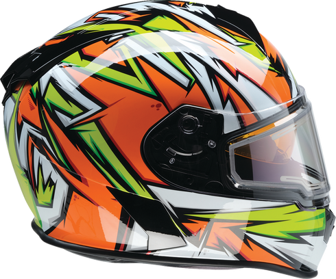 Z1R Warrant Snow Helmet - Neuron - Orange/Green - Medium 0101-17225