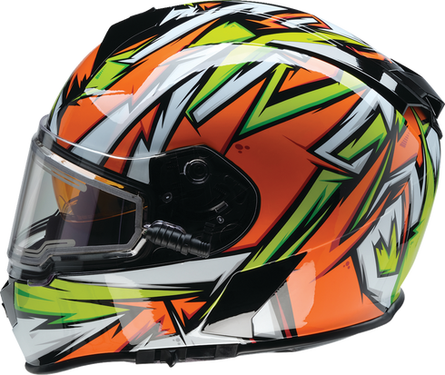 Z1R Warrant Snow Helmet - Neuron - Orange/Green - XL 0101-17227