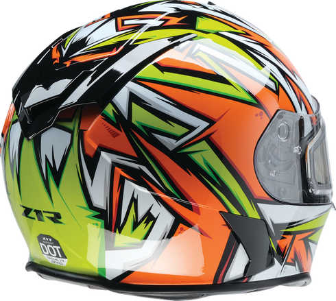 Z1R Warrant Snow Helmet - Neuron - Orange/Green - Small 0101-17224