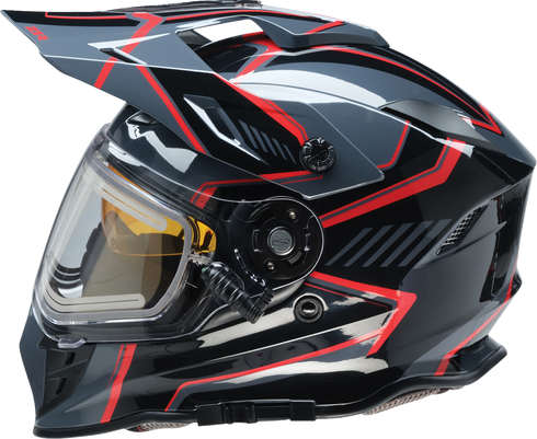 Z1R Range 2.0 Snow Helmet - Rotor - Black/Red - Small 0101-17230