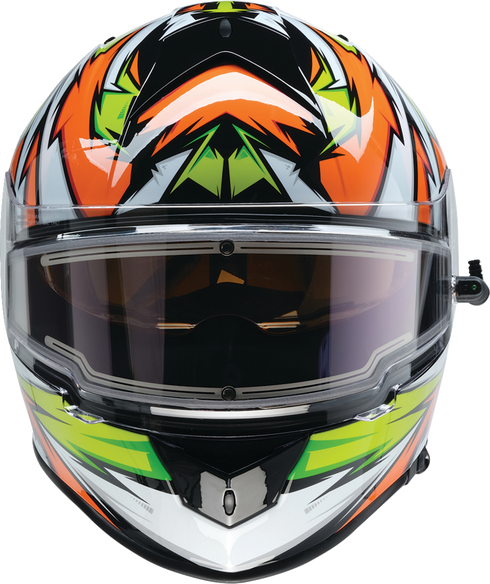 Z1R Warrant Snow Helmet - Neuron - Orange/Green - XL 0101-17227