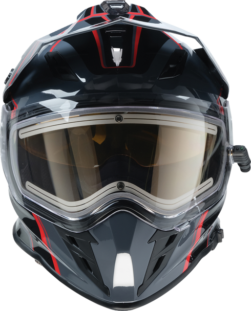 Z1R Range 2.0 Snow Helmet - Rotor - Black/Red - Large 0101-17232