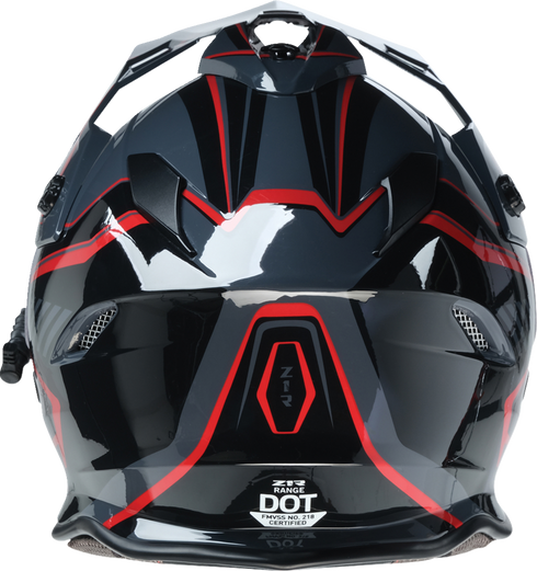 Z1R Range 2.0 Snow Helmet - Rotor - Black/Red - Large 0101-17232