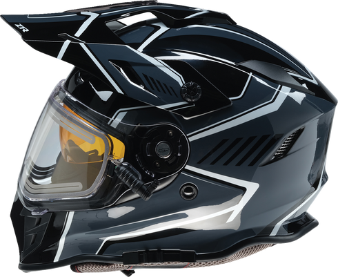 Z1R Range 2.0 Snow Helmet - Rotor - Gray/White - Large 0101-17250
