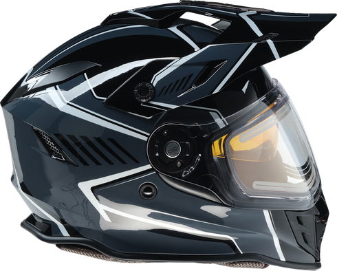 Z1R Range 2.0 Snow Helmet - Rotor - Gray/White - Large 0101-17250