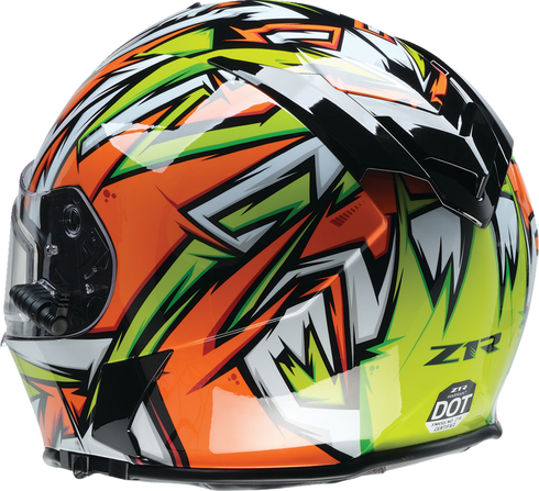 Z1R Warrant Snow Helmet - Neuron - Orange/Green - Small 0101-17224