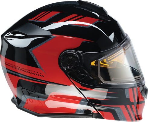Z1R Solaris 2.0 Helmet - First Tracks - Electric - Dual Pane - Black/Red - Medium 0120-0827