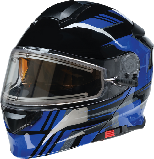 Z1R Solaris 2.0 Helmet - First Tracks - Electric - Dual Pane - Black/Blue - Large 0120-0834
