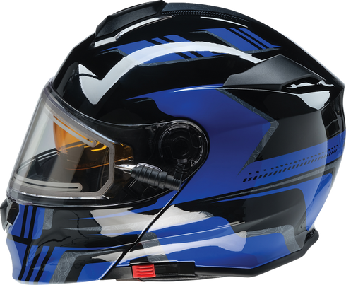 Z1R Solaris 2.0 Helmet - First Tracks - Electric - Dual Pane - Black/Blue - Small 0120-0832