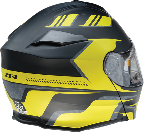 Z1R Solaris 2.0 Helmet - First Tracks - Electric - Dual Pane - Black/Hi-Viz - Small 0120-0838