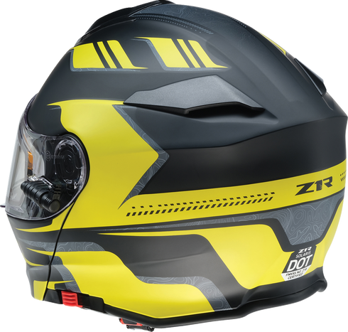 Z1R Solaris 2.0 Helmet - First Tracks - Electric - Dual Pane - Black/Hi-Viz - Large 0120-0840