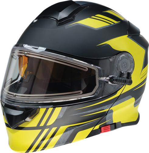 Z1R Solaris 2.0 Helmet - First Tracks - Electric - Dual Pane - Black/Hi-Viz - 2XL 0120-0842