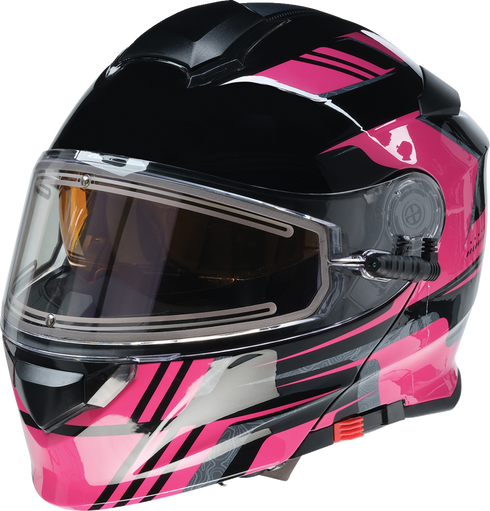 Z1R Solaris 2.0 Helmet - First Tracks - Electric - Dual Pane - Black/Pink - XS 0120-0843