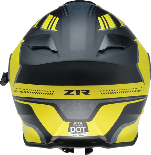 Z1R Solaris 2.0 Helmet - First Tracks - Electric - Dual Pane - Black/Hi-Viz - XL 0120-0841