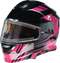 Z1R Solaris 2.0 Helmet - First Tracks - Electric - Dual Pane - Black/Pink - Medium 0120-0845
