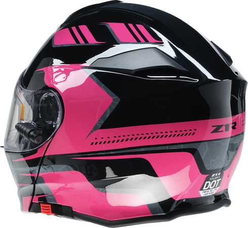 Z1R Solaris 2.0 Helmet - First Tracks - Electric - Dual Pane - Black/Pink - 2XL 0120-0848