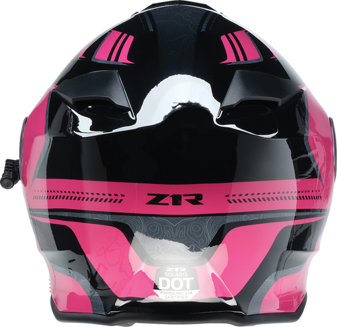 Z1R Solaris 2.0 Helmet - First Tracks - Electric - Dual Pane - Black/Pink - XL 0120-0847