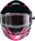 Z1R Solaris 2.0 Helmet - First Tracks - Electric - Dual Pane - Black/Pink - XL 0120-0847