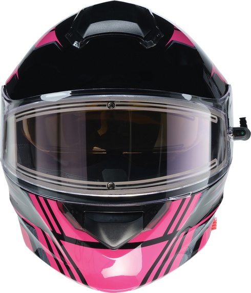 Z1R Solaris 2.0 Helmet - First Tracks - Electric - Dual Pane - Black/Pink - 2XL 0120-0848
