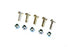 Colony Zinc Front Brake Disc Bolt Kit - 3268-10