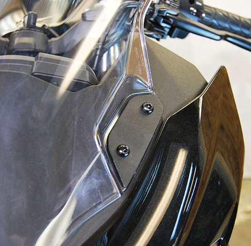 NEW RAGE CYCLES Mirror Block Off Plates Kaw - 565-0166
