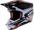 ALPINESTARS S M5 Action 2 Helmet Blk/Wht/Brt Rd Glossy Lg - 482-9224L
